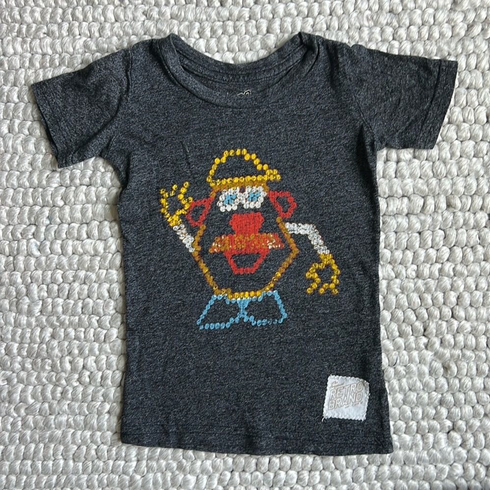 Light brite Mr. Potato Head retro brand soft tee tshirt unisex 3t